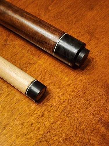 Custom walnut pool cue - pool,