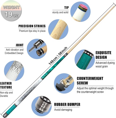 Canadian maple pool cue - canadian,