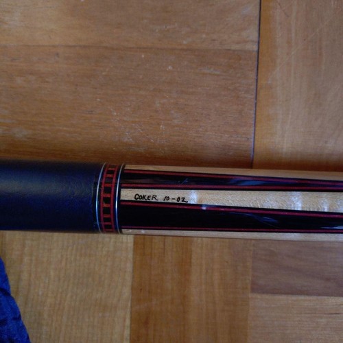 Signed coker custom pool cue - signed,